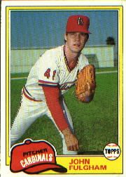 1981 Topps Baseball Cards      523     John Fulgham
